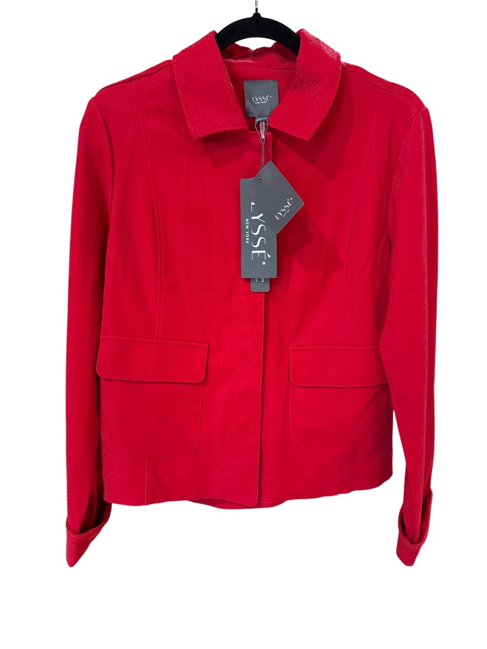 Lysse Bright Red Tailored Collar Jacket